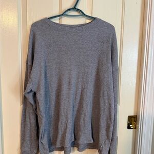 TNA Gray Long Sleeve Tee